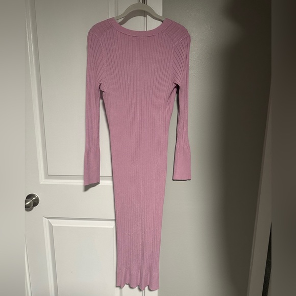 525 America Button Front Rib Knit Dress Size Small Style #SP20S1055 - Picture 4 of 5